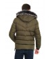 Erkek Şişme Haki Slim Fit Soğuk Geçirmez Kürklü Casual Mont Erkek Şişme Haki Slim Fit Soğuk Geçirmez Kürklü Casual Mont